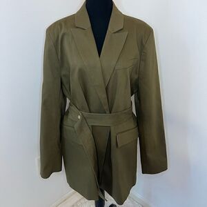 Top Shop Green Blazer NWT Size 12